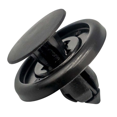 Hansa Push Rivet Black 20 x 18.9mm Head, 7mm Hole - 30/Pack