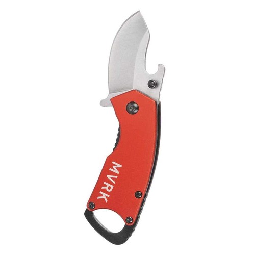 MVRK Stubbie Drop Point Folding Knife Stainless Steel