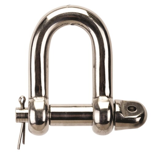 Beaver 5mm G316 Stainless Steel Dee Shackle With Captive Pin
