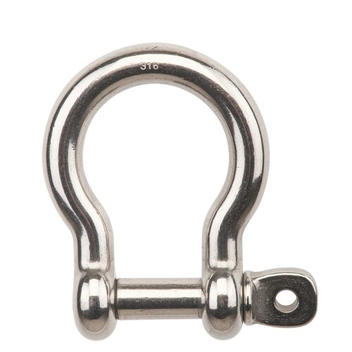 Beaver 6mm G316 Stainless Steel Bow Shackle