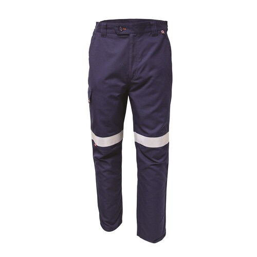 Boomerang Mens FR Trousers With Reflective Tape Navy 82 Regular