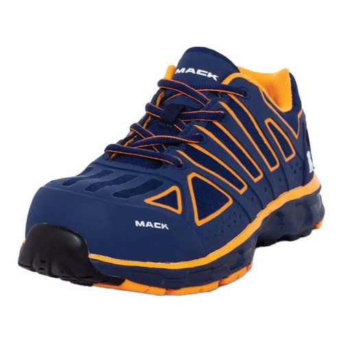 Mack Vision Safety Lifestyle Shoes, Navy/Orange - UK/AUS Size 5