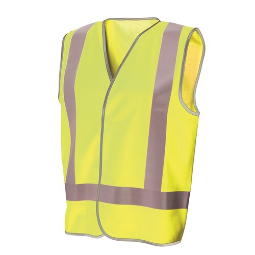 Frontier Recycled Hi-Vis Safety Vest With Reflective Tape Yellow XL