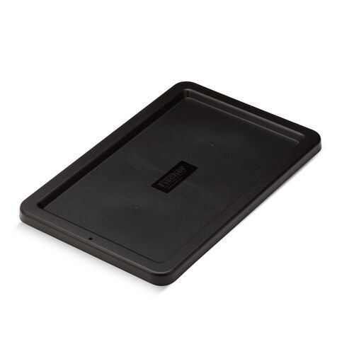 Fischer Store-Tub Nesting Crate Lid  Black 655 x 425 x 32mm - Pack of 6