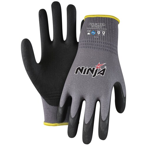 Ninja Maxim Evolution NFT Gloves Grey Small - Pack of 12