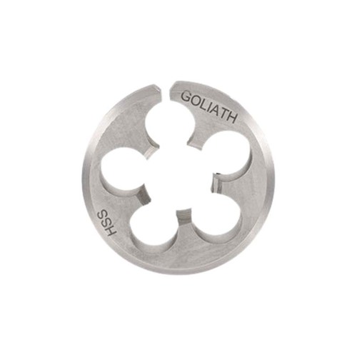 Goliath 3 x 0.5mm MC 13/16" HSS Left Hand Circular Split Button Die
