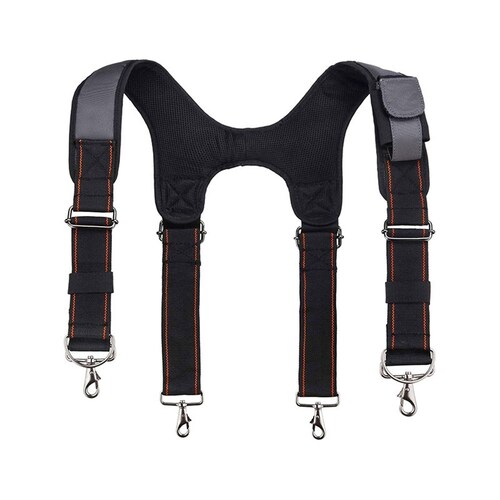 Ergodyne Padded Tool Belt Suspenders With Adjustable Shoulder Straps