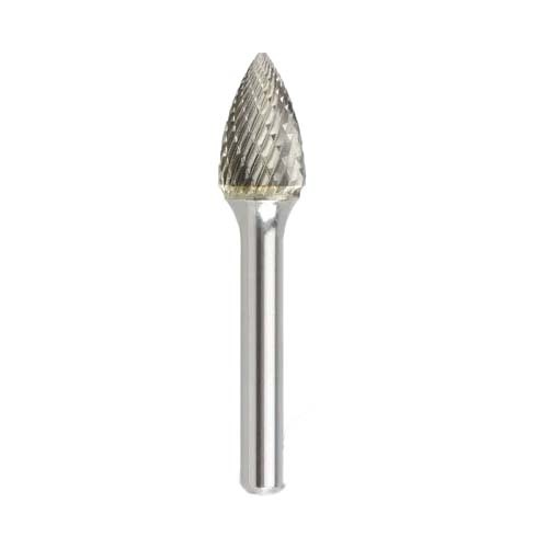 Bordo 1/8 x 1/4" SG-41 Tree Pointed Nose 1/8" Shank Burr - 6400-95119