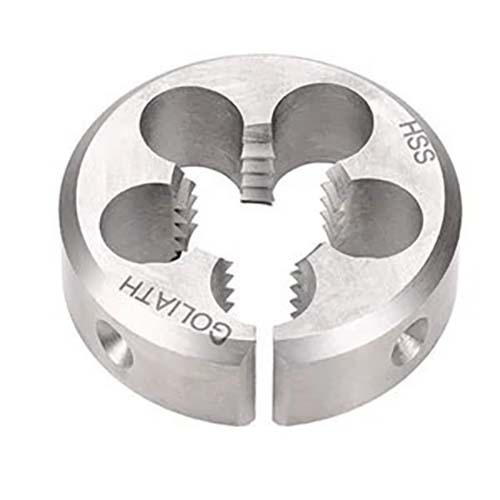 Goliath 1/16 "x 60 TPI BSW 13/16" HSS Circular Split Button Die - F05AA