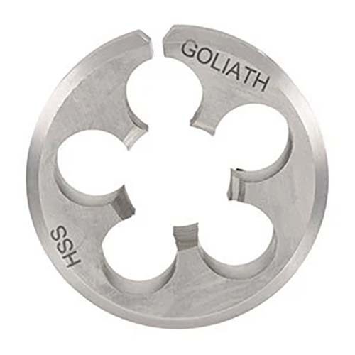 Goliath 1/2" x 12 TPI BSW 1-1/2" HSS Left Hand Button Die - F15ADL