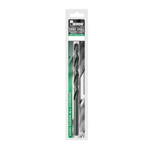 Bordo 31/64" Long Series HSS Drill Bit Imperial (Clam Shell) - 2500-31/64S