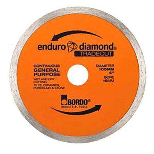 Bordo 105mm TradeCut Continous Diamond General Purpose Blade
