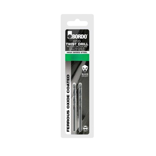 Bordo 5/32" Black HSS Jobber Drill Bit Clam Shell - 2000-5/32S