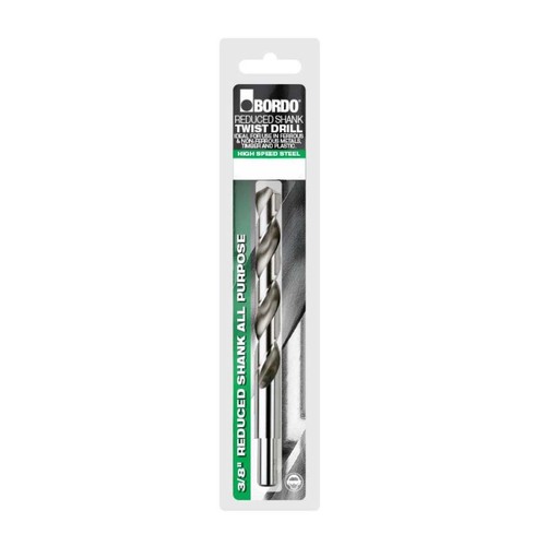 Bordo 2646-27/64 Reduced Shank Drill Bit 27/64 x 3/8" - Bright HSS