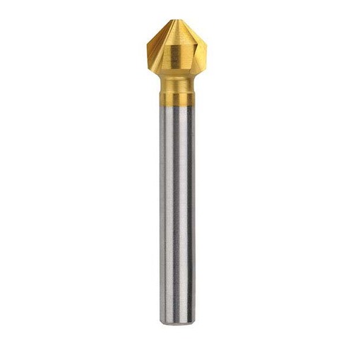 Bordo 25mm 90 Degree HSS Co5 TiN Coated Triple Flute Countersink Bit
