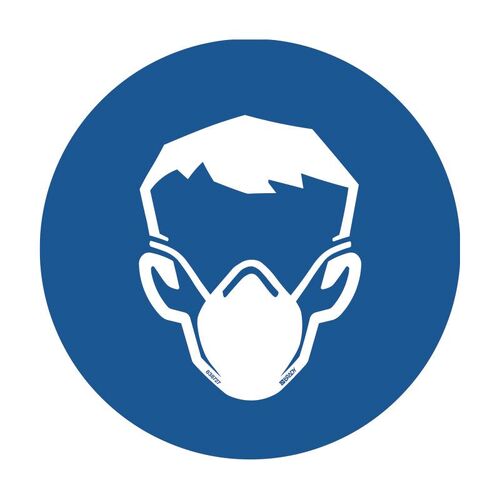 Brady Pictogram - Dusk Mask 100mm Self Adhesive Vinyl - 5/Pack