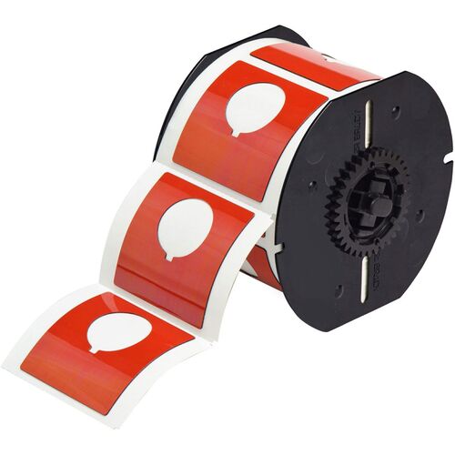 Brady B30EP-170-593-RD Raised Profile Push Button Label 60.96 x 60.96mmRed