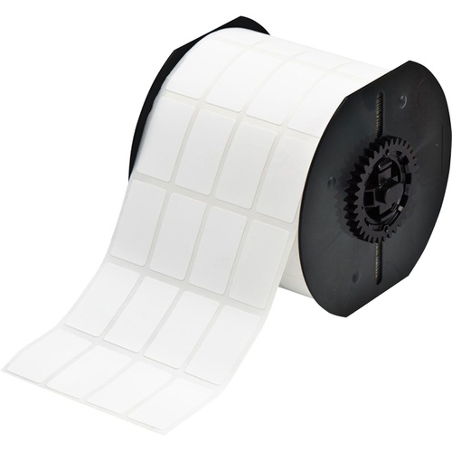 Brady B33-165-499 Aggressive Adhesive Multi-Purpose Nylon Label - 20.32 x 36.50 mm White