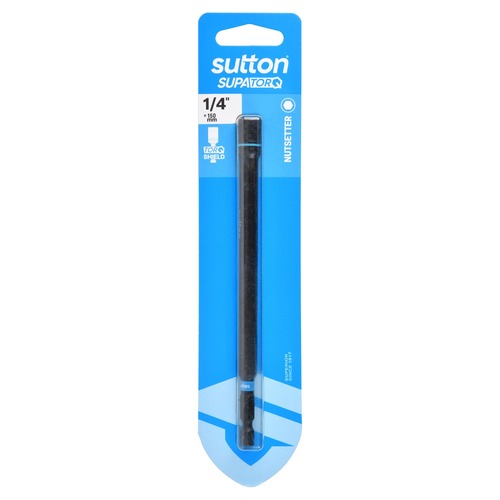 Sutton S230H01GA 1/4" x 150mm Magnetic Nutsetter Bit S230 Supatorq