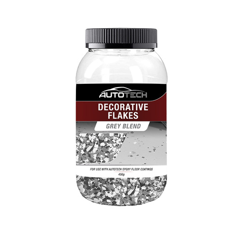 AutoTech Epoxy Floor Coating Decorative Flakes 450g Grey Blend