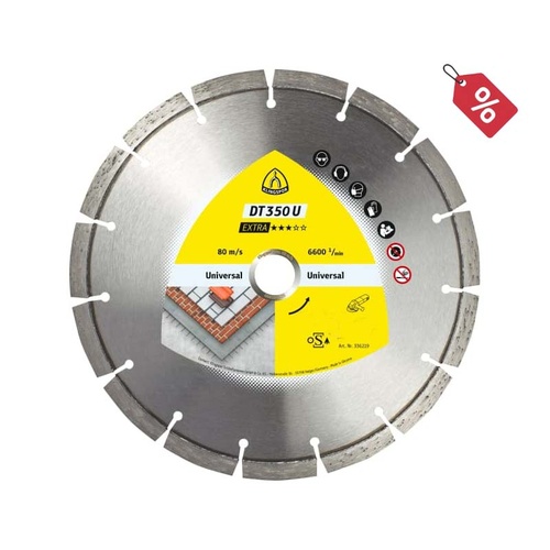 Klingspor 115mm x 22mm Diamond Cutting Blade DT 350 U Extra - 336214