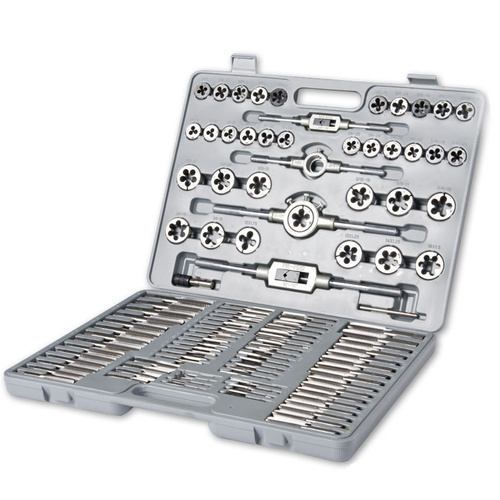 Typhoon Tools 70350 Tap & Die Set UNF/UNC & Metric, 110 Pieces