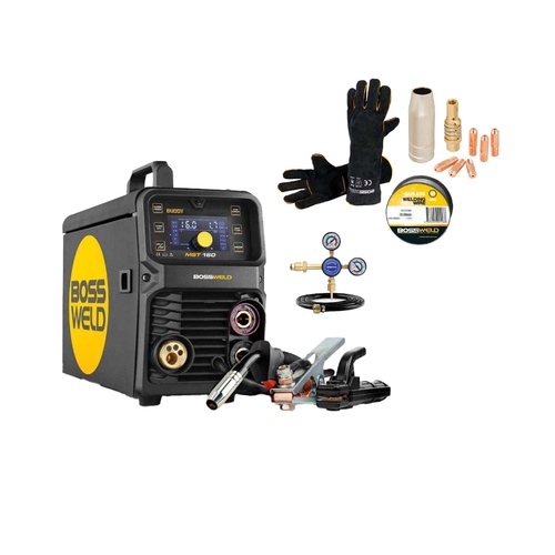 Bossweld Buddy MST 160 Inverter Welder Bundle 633160BUNDLE