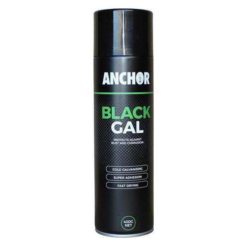 Anchor Industrial Zinc Protection Aerosol Paint Bright Silver Gal 400g