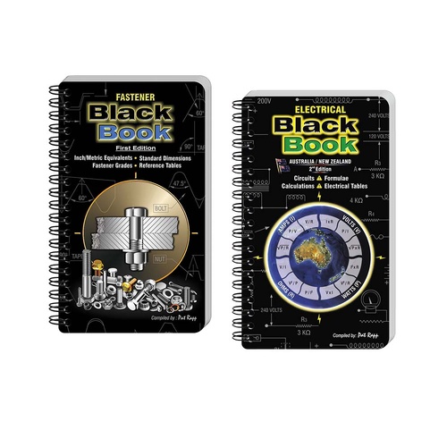 Black Book Set of Two - Electrical & Fasteners [Blackbook-Set4]