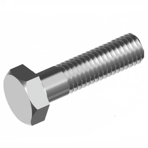 3/8 x 7" UNC 316 Stainless Steel Hex Bolt - Box of 21