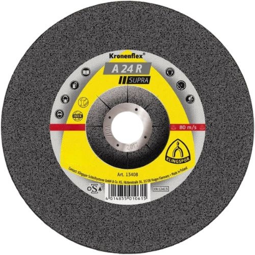 Klingspor 6578 Grinding Disc Medium 100mm x 6 x 16mm Bore - Pack of 8