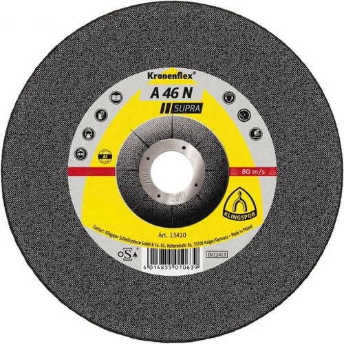 Klingspor 2226 Grinding Disc Soft 125mm x 6 x 22.23mm Bore - Pack of 7