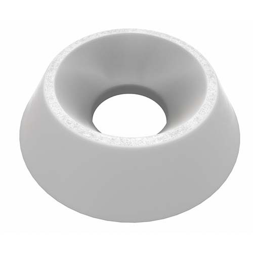 M3 x 9.2 x 1.9mm Cup Washer HEC Natural Nylon - Pack of 2000