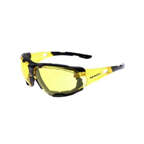 Mack Fender Safety Glasses With Foam Gasket Amber -  Promo