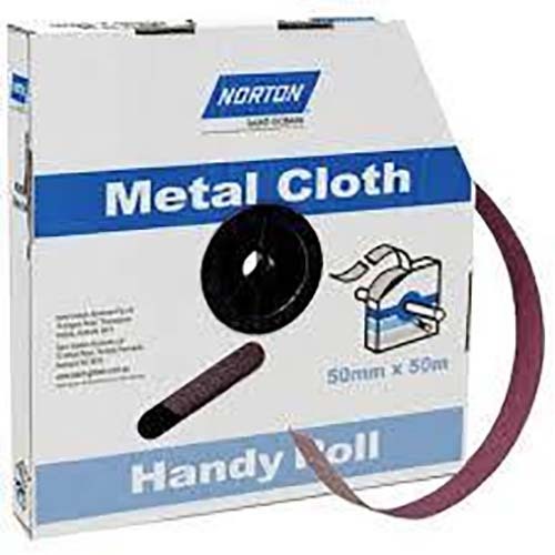 Norton Cloth Handy Roll Metalite Brown Al Oxide 50mm x 50 m 60 Grit