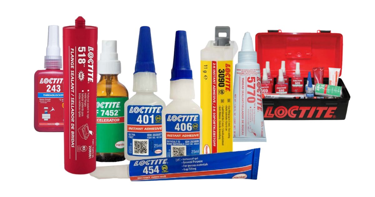 Official Loctite Distributor, Loctite 406, Loctite 401